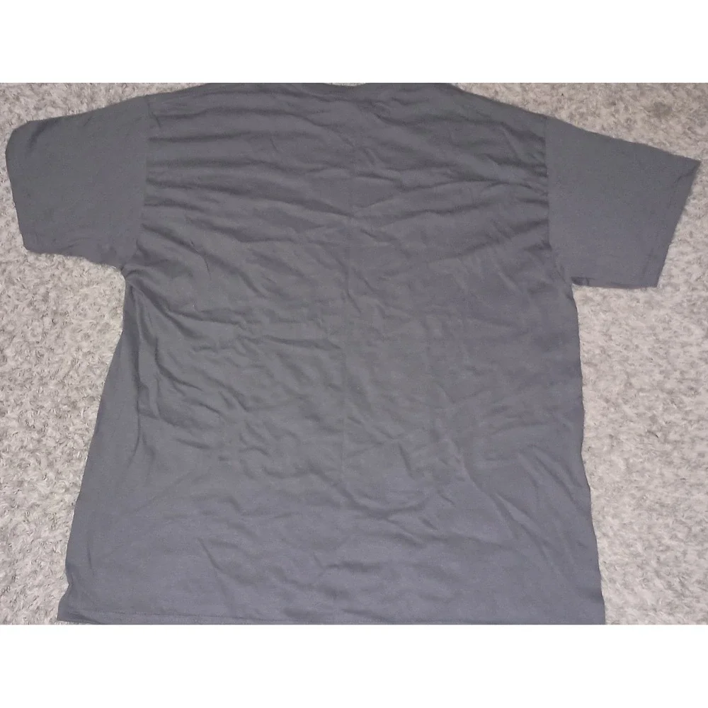 Mens Gildan Bulleit Frontier Whiskey T Shirt Sz XL Color Gray Orange Liquor Fan